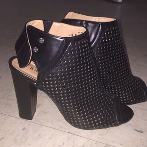 Black Chunky Heels